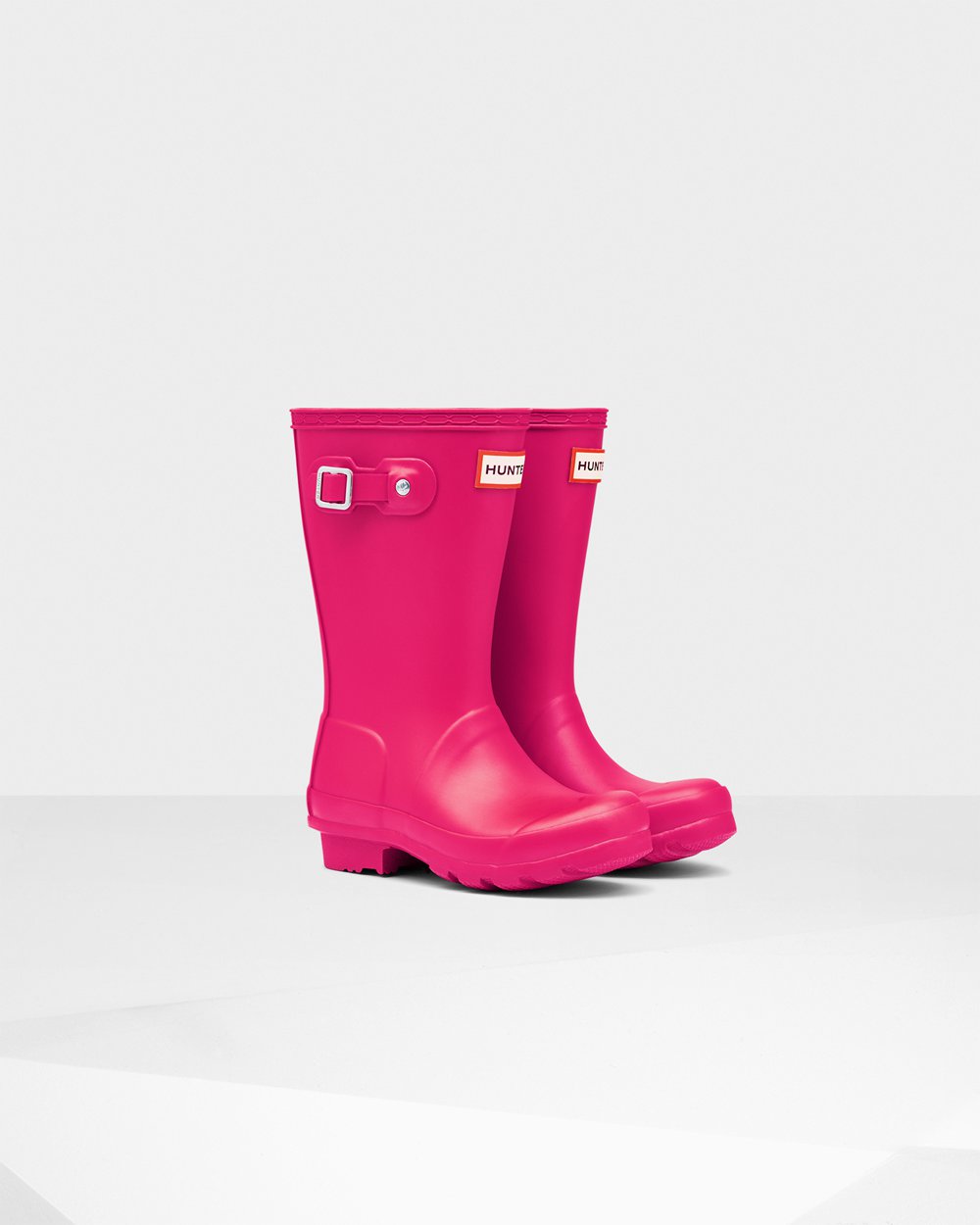 Kids Rain Boots - Hunter Original Big (50VPBMYXQ) - Light Pink